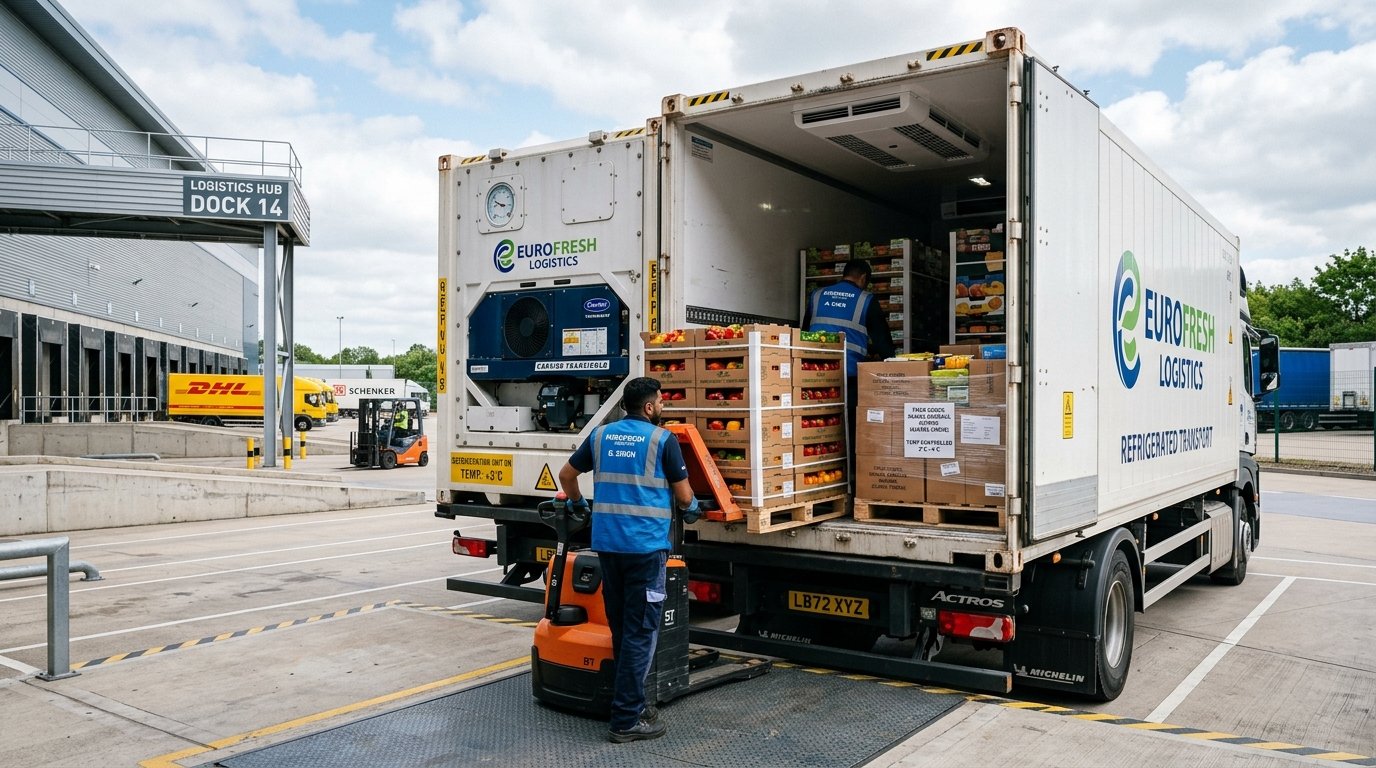 Refrigerated Produce Truck